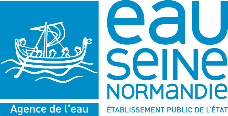 logo agence de leau seine normandie