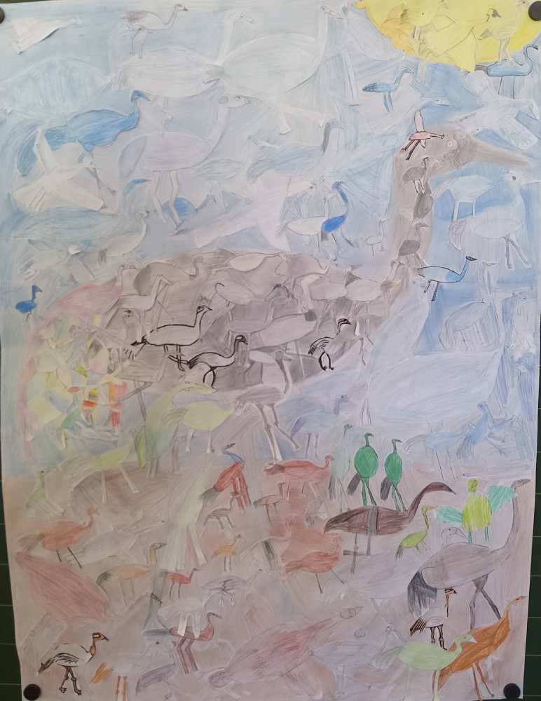 dessine moi une grue 2eme école dhumbécourt