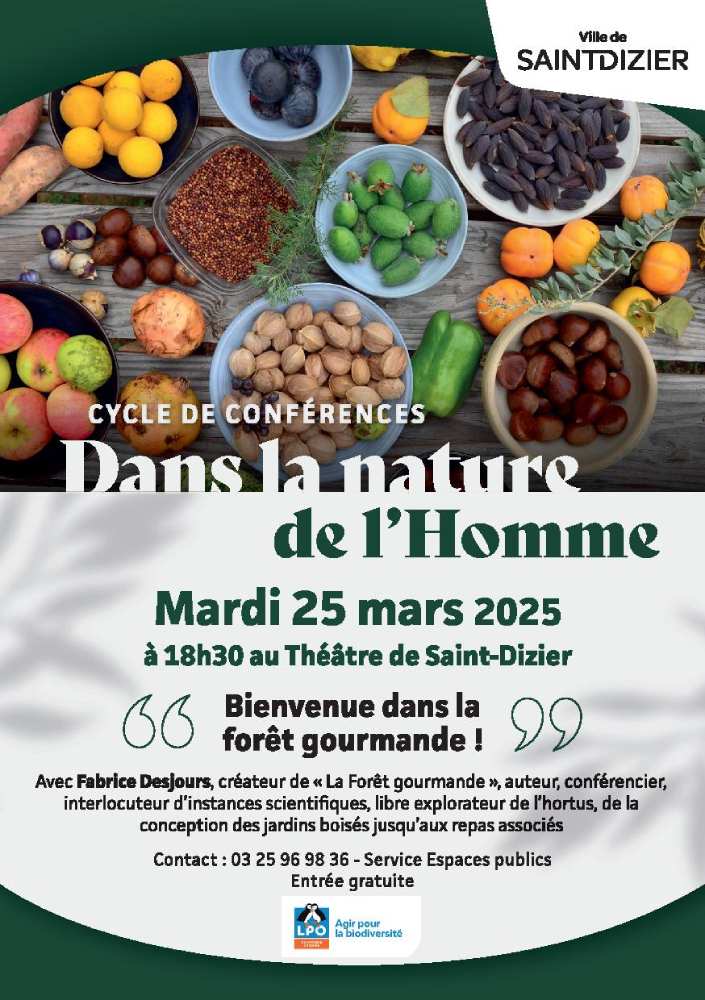 affiche bienvenue dans la foret gourmande