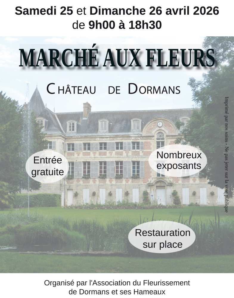 marche aux fleurs 2026 2
